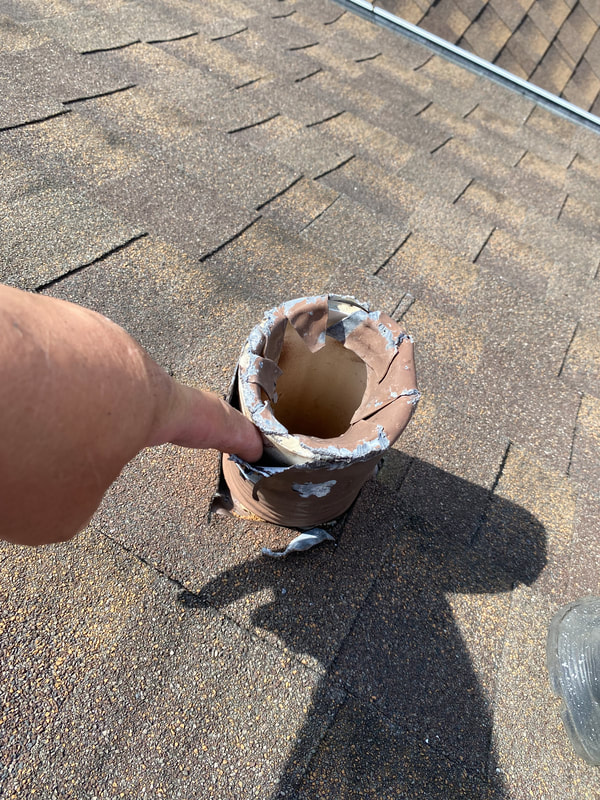 Trap Set on roof for rodent removal